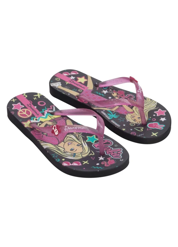 Ipanema - Chinelo Barbie Ar301 Preto