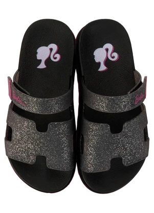 Grendene Kids - Chinelo Barbie Glam Preta - GRENDENE KIDS