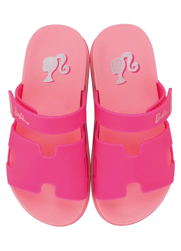 Grendene Kids - Chinelo Barbie Glam Rosa 2