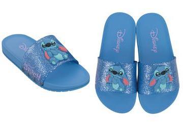 Chinelo Disney Stitch Azul