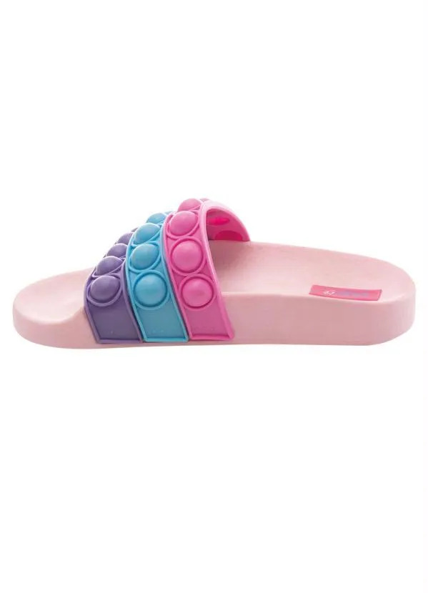 Perfecta - Chinelo Infantil Colorido com Pulseira 3