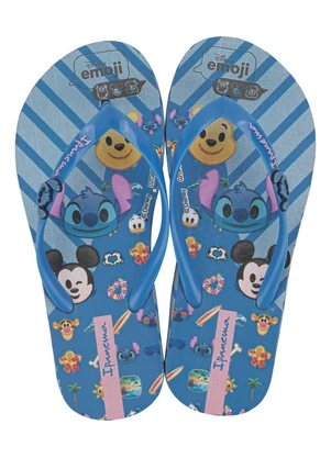 Grendene Kids - Chinelo Infantil Ipanema Disney Joy Stitch Azul - GRENDENE KIDS