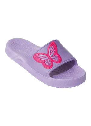 Perfecta - Chinelo Infantil Lilás com Detalhe de Borboleta - PERFECTA