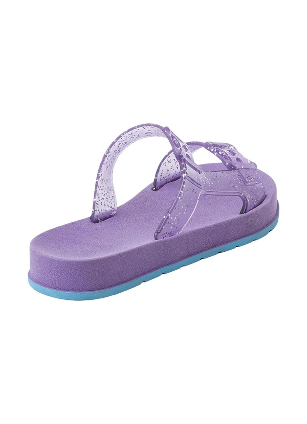 Perfecta - Chinelo Infantil Lilás com Gliter 2
