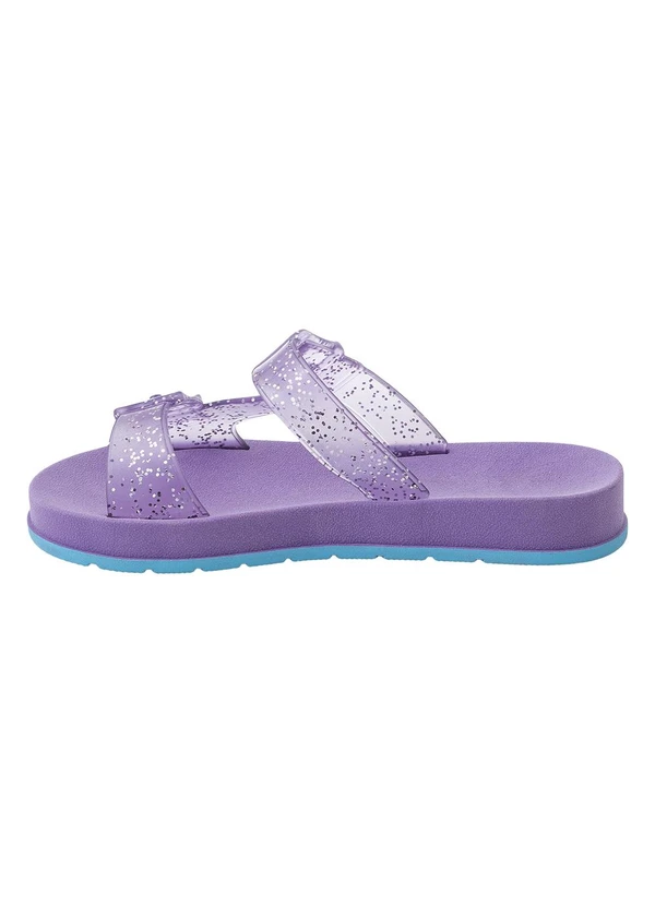 Perfecta - Chinelo Infantil Lilás com Gliter 3