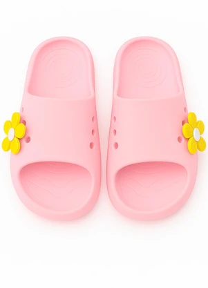 Vida Costeira - Chinelo Infantil Margarida Rosa - VIDA COSTEIRA