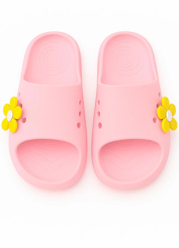 Vida Costeira - Chinelo Infantil Margarida Rosa