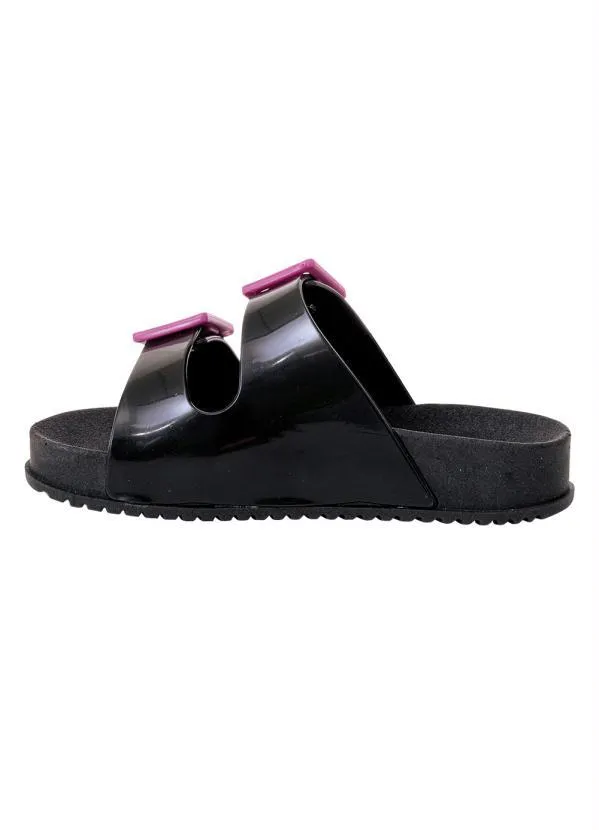 Perfecta - Chinelo Infantil Preto em Pvc 3