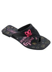 Chinelo Infantil Preto em Pvc