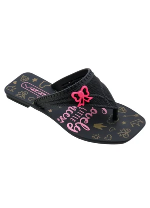 Perfecta - Chinelo Infantil Preto em Pvc - PERFECTA