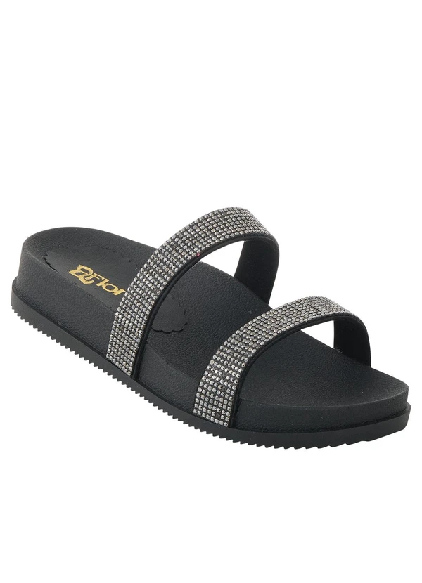 Perfecta - Chinelo Infantil Preto em Sintético