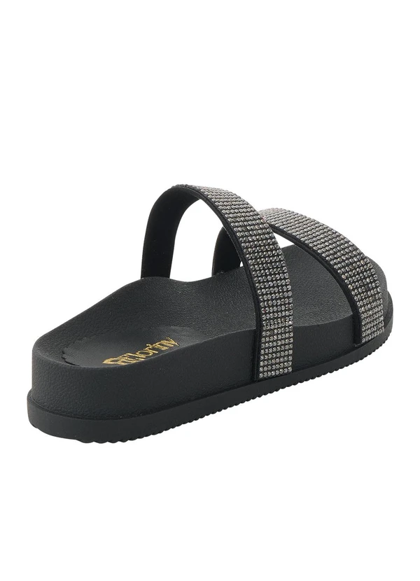 Perfecta - Chinelo Infantil Preto em Sintético 3