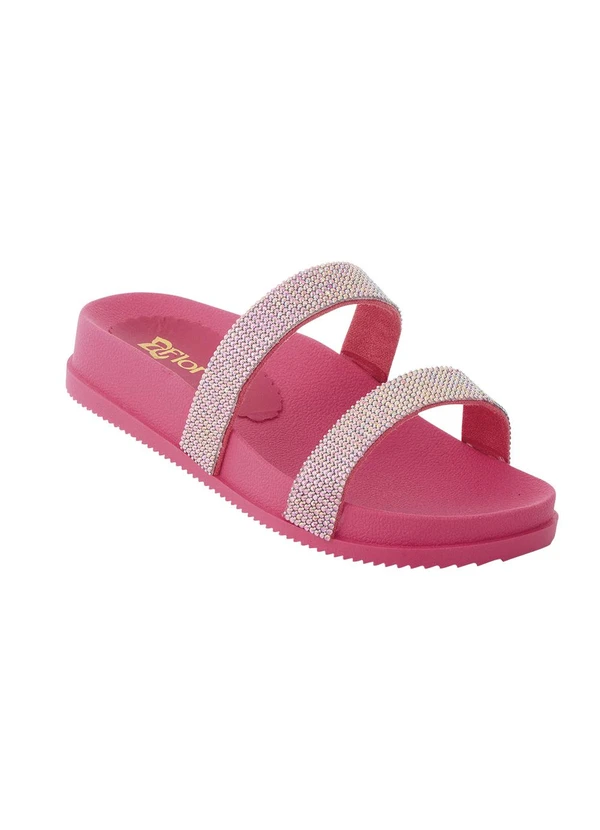 Perfecta - Chinelo Infantil Rosa em Sintético