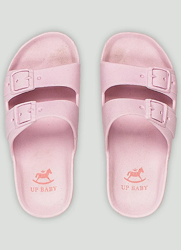 Up Baby - Chinelo Infantil Unissex com Fivelas Roxo