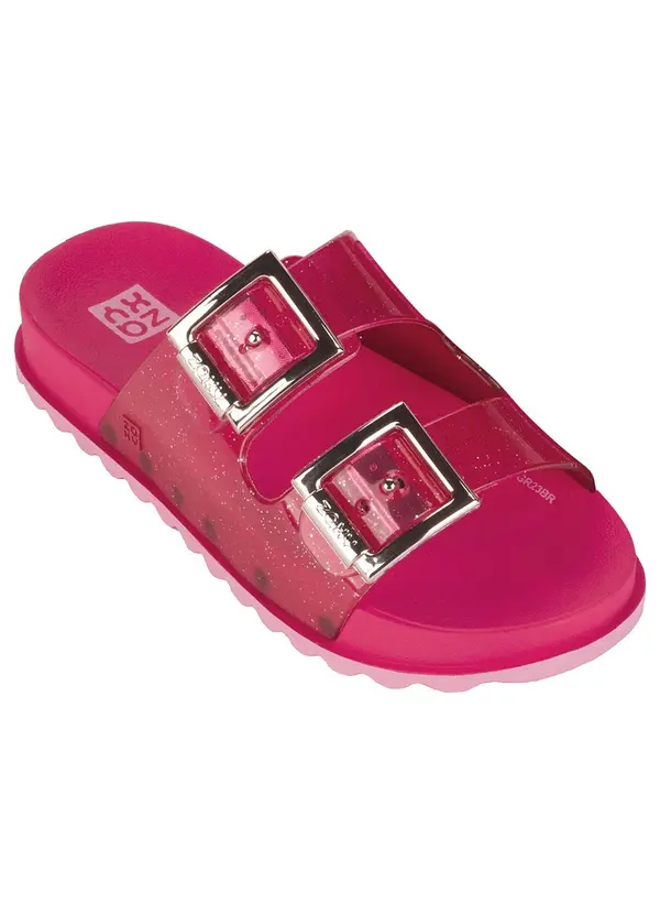 Grendene Kids - Chinelo Infantil Zany Partner Rosa Choque 2