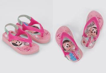 Chinelo Ipanema Turma da Mnica Rosa