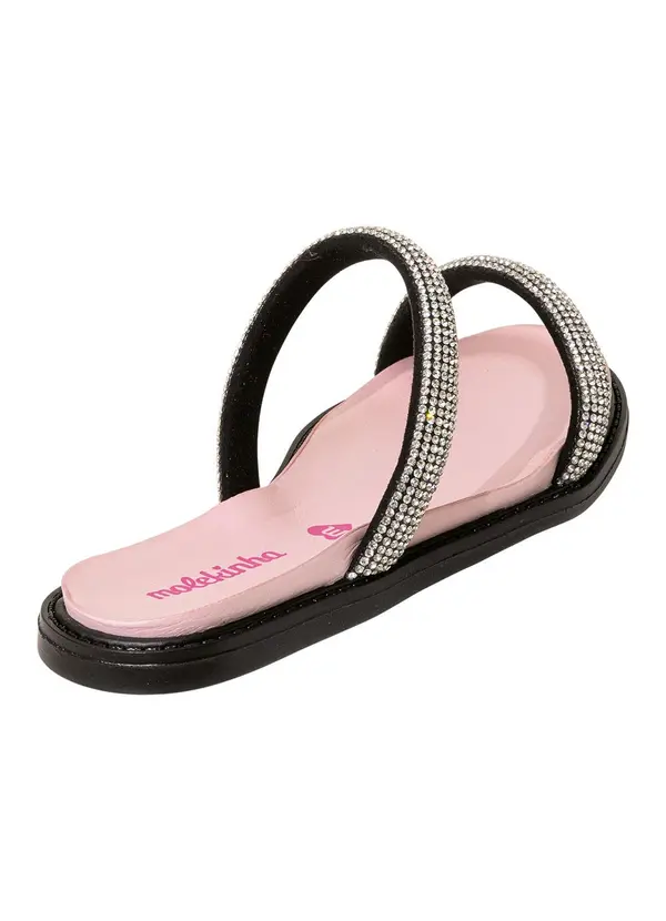Molekinha - Chinelo Molekinha Preto em Sintético 2