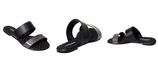 Chinelo Molekinha Preto em Sint�tico