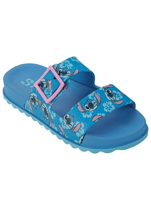 Grendene Kids - Chinelo Stitch Summer Azul