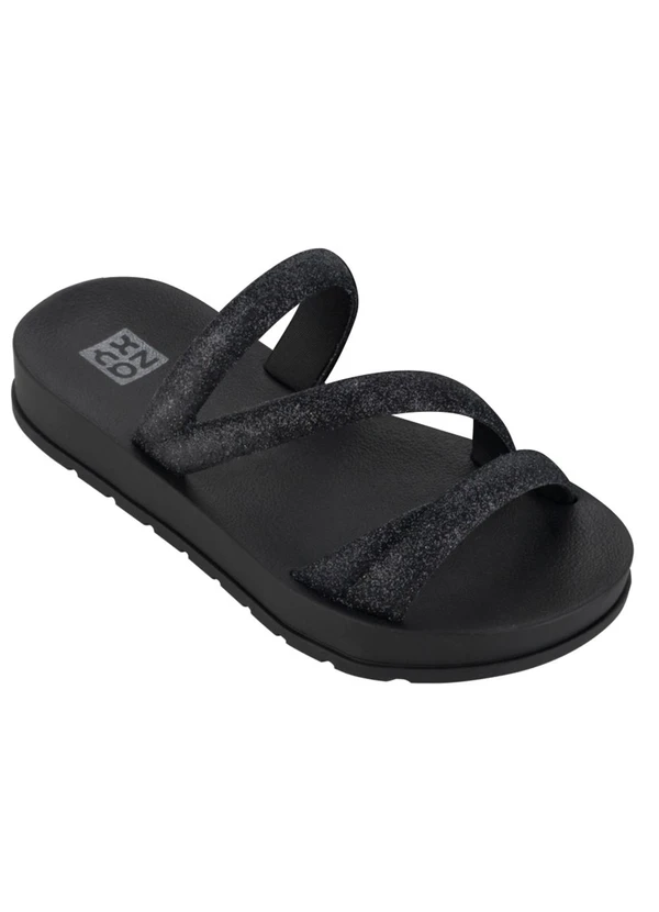 Grendene Kids - Chinelo Zaxy Glitter  Preto