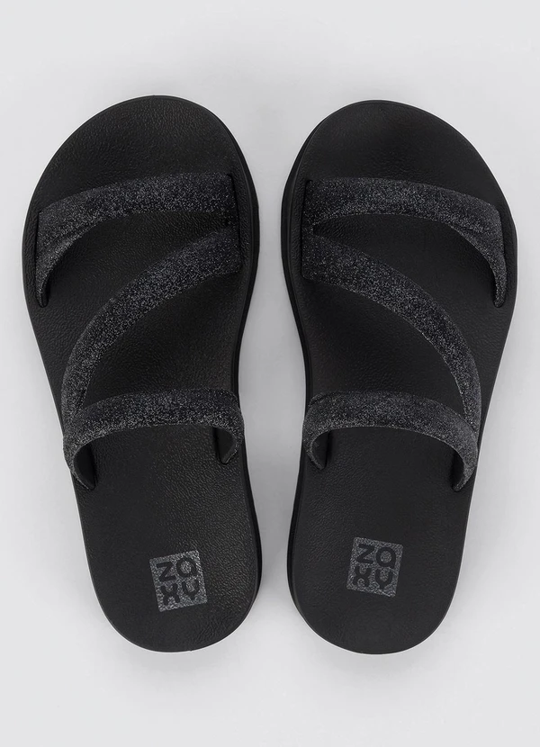 Grendene Kids - Chinelo Zaxy Glitter  Preto 5