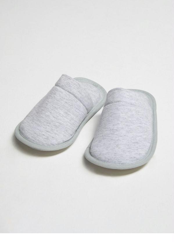 Rovi Kids - Pantufa Infantil Feminina Mescla Cinza