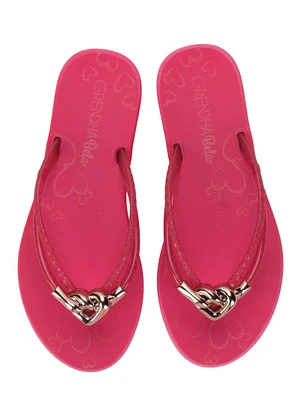 Grendene Kids - Rasteirinha Grendha Bela Rosa em Sintético - GRENDENE KIDS