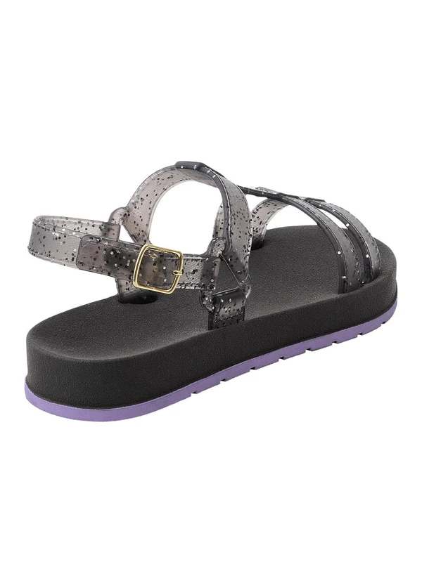 Perfecta - Sandália Infantil Preto em Sintético 2