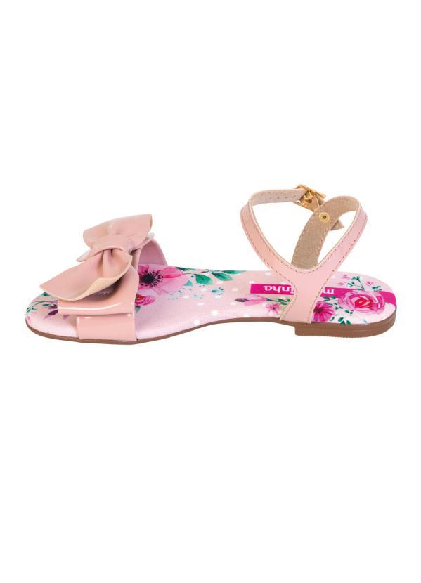 Molekinha - Sandália Molekinha Rosa com Laço 3