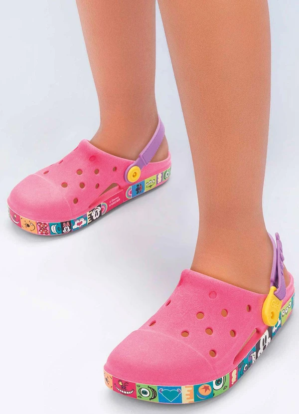 Grendene Kids - Babuche Disney Celebration Rosa