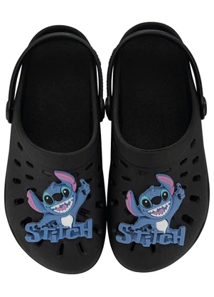Grendene Kids - Babuche Disney Urban Stitch Preto - GRENDENE KIDS