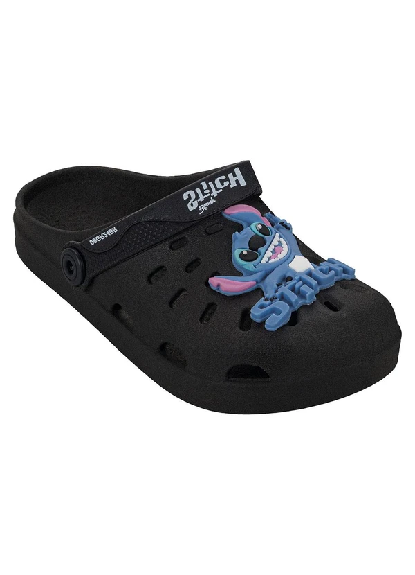 Grendene Kids - Babuche Disney Urban Stitch Preto