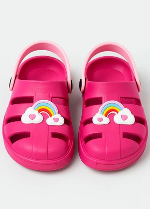 Vida Costeira - Babuche Infantil Arco-Íris Pink - VIDA COSTEIRA