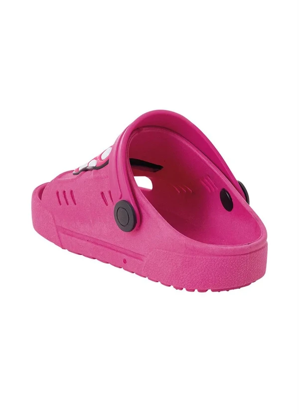 Perfecta - Babuche Infantil Pink com Estampa de Laço 3