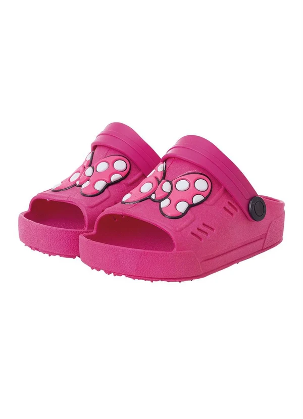 Perfecta - Babuche Infantil Pink com Estampa de Laço 7