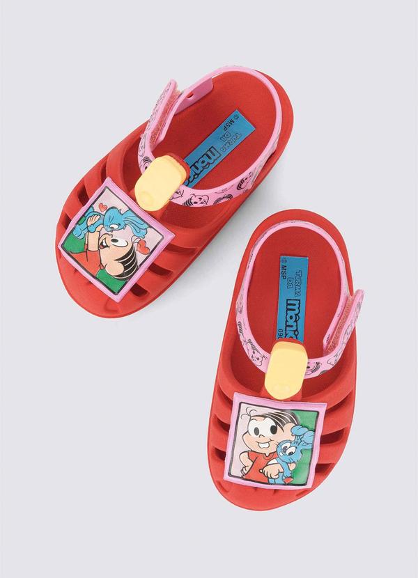 Grendene Kids - Babuche Turma da Monica Gibi Vermelho 2