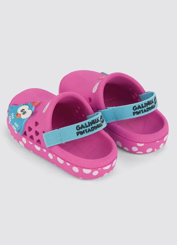 Grendene Kids - Sandália Babuche Galinha Pintadinha Happy Rosa 5