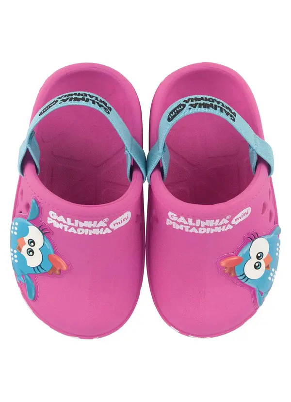 Grendene Kids - Sandália Babuche Galinha Pintadinha Happy Rosa 6