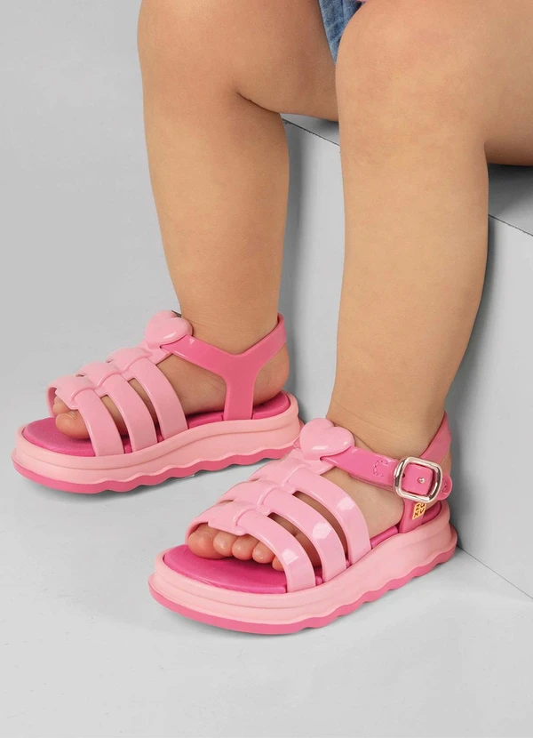 Grendene Kids - Sandália Baby Power Rosa 5