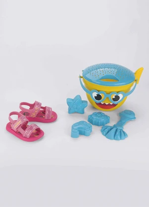 Grendene Kids - Sandália Baby Shark Summer Pink - GRENDENE KIDS