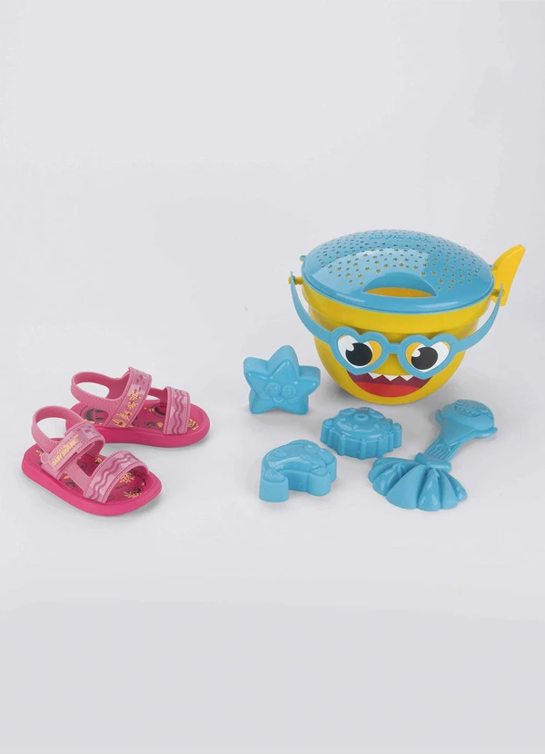 Grendene Kids - Sandália Baby Shark Summer Pink 2