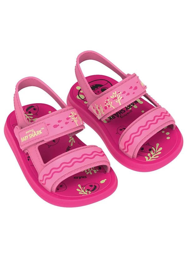 Grendene Kids - Sandália Baby Shark Summer Pink 3