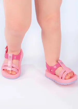 Grendene Kids - Sandália Baby Zaxynina Conectadinha Rosa - GRENDENE KIDS