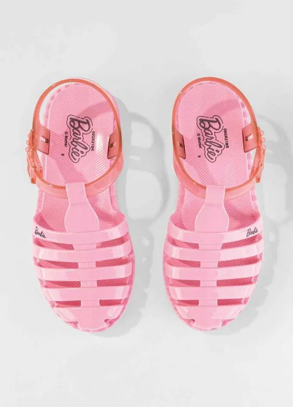 Grendene Kids - Sandália Barbie Duo Aranha Rosa 4