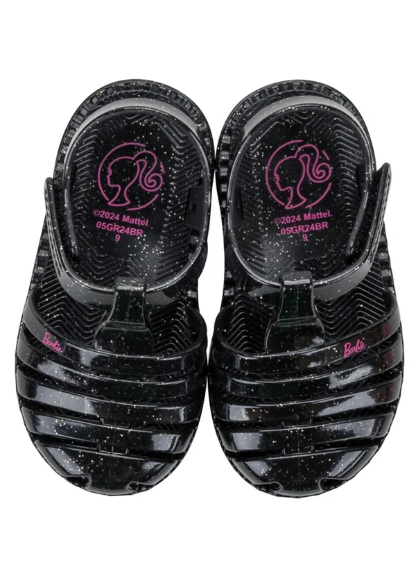Grendene Kids - Sandália Barbie Duo Preta 2