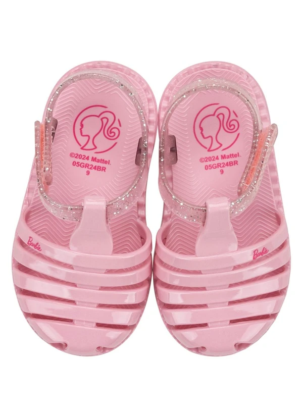 Grendene Kids - Sandália Barbie Duo Rosa 2
