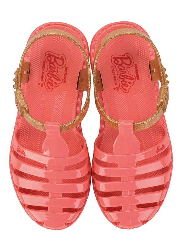 Grendene Kids - Sandália Barbie Duo Rosa 2