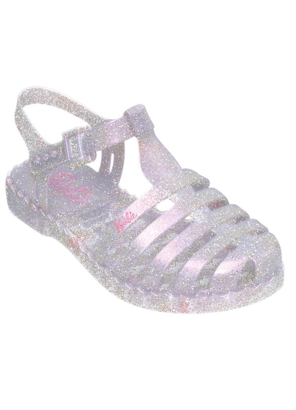 Grendene Kids - Sandalia Barbie Duo Transparen
