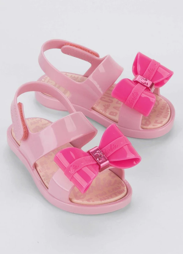 Grendene Kids - Sandália Barbie Glam Baby Rosa