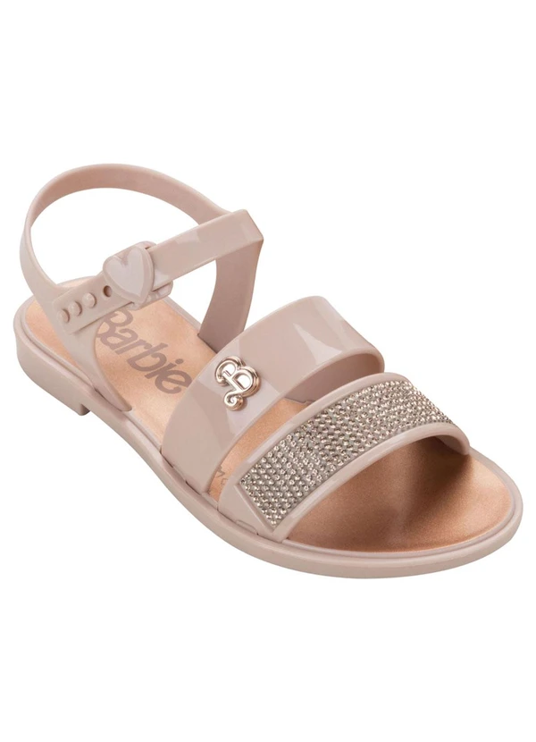 Grendene Kids - Sandália Barbie Glitz Bronze